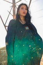Load image into Gallery viewer, Uranus Cape sleeve kaftan
