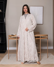 Load image into Gallery viewer, The Ivory Lace Abaya
