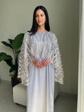 Load image into Gallery viewer, Enchanted Embellished Cape Dress
