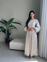 Load image into Gallery viewer, Exquisite Embellished Kaftan with Crepe Silk Lining
