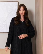 Load image into Gallery viewer, The Black Lace Abaya
