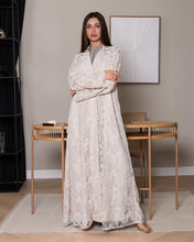 Load image into Gallery viewer, The Ivory Lace Abaya
